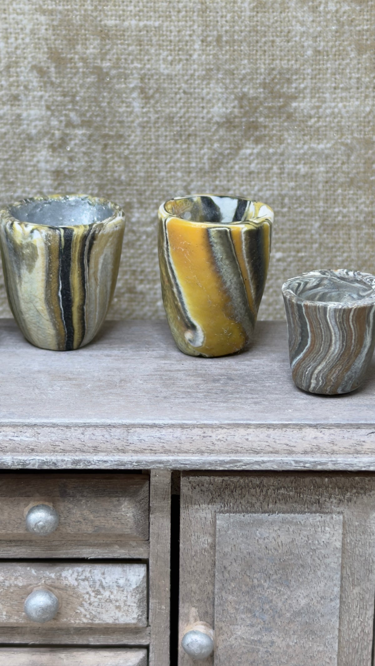 Miniature Table Pot Set of 6