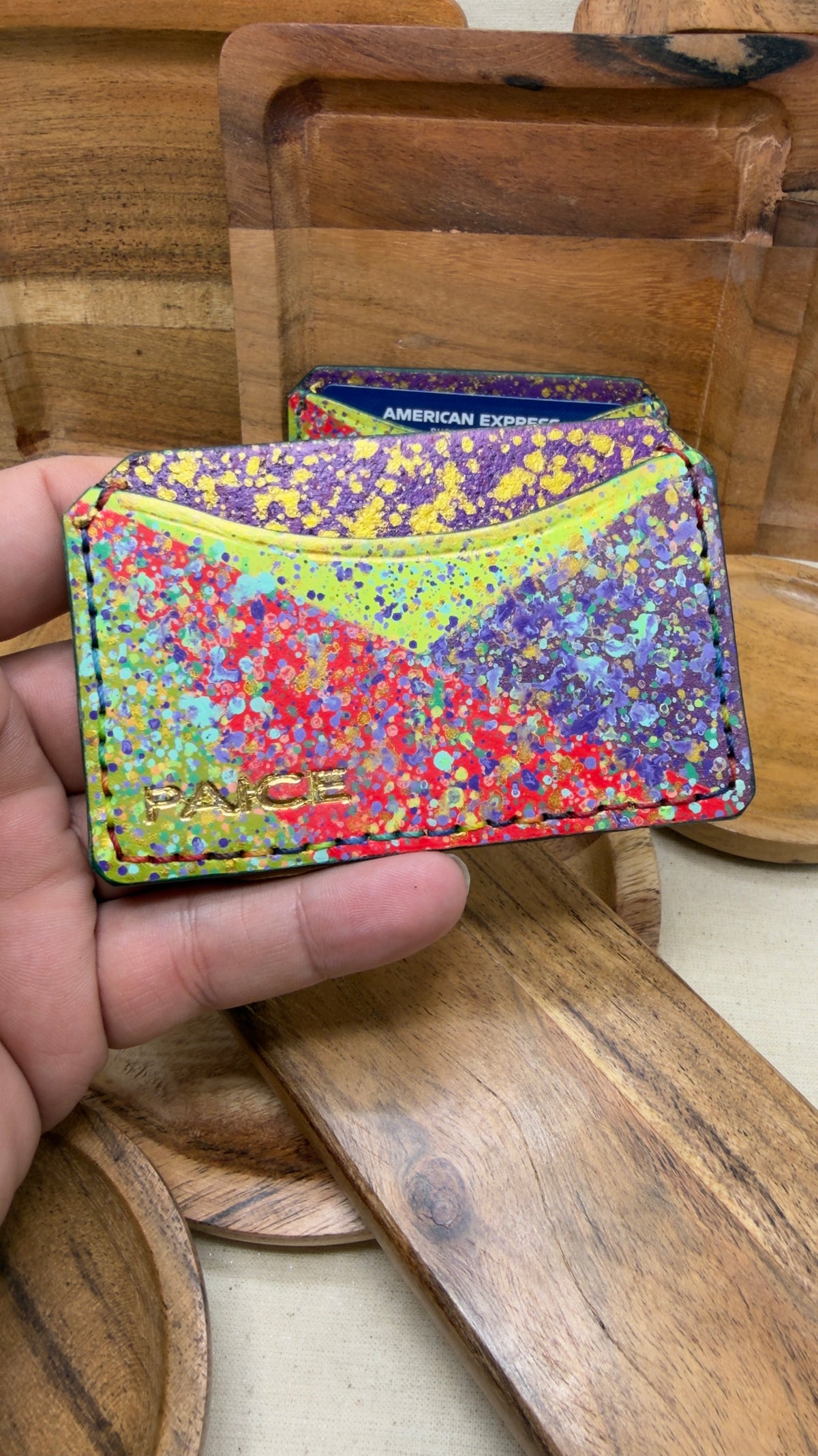 PAICE Fiesta Speckle Card Wallet