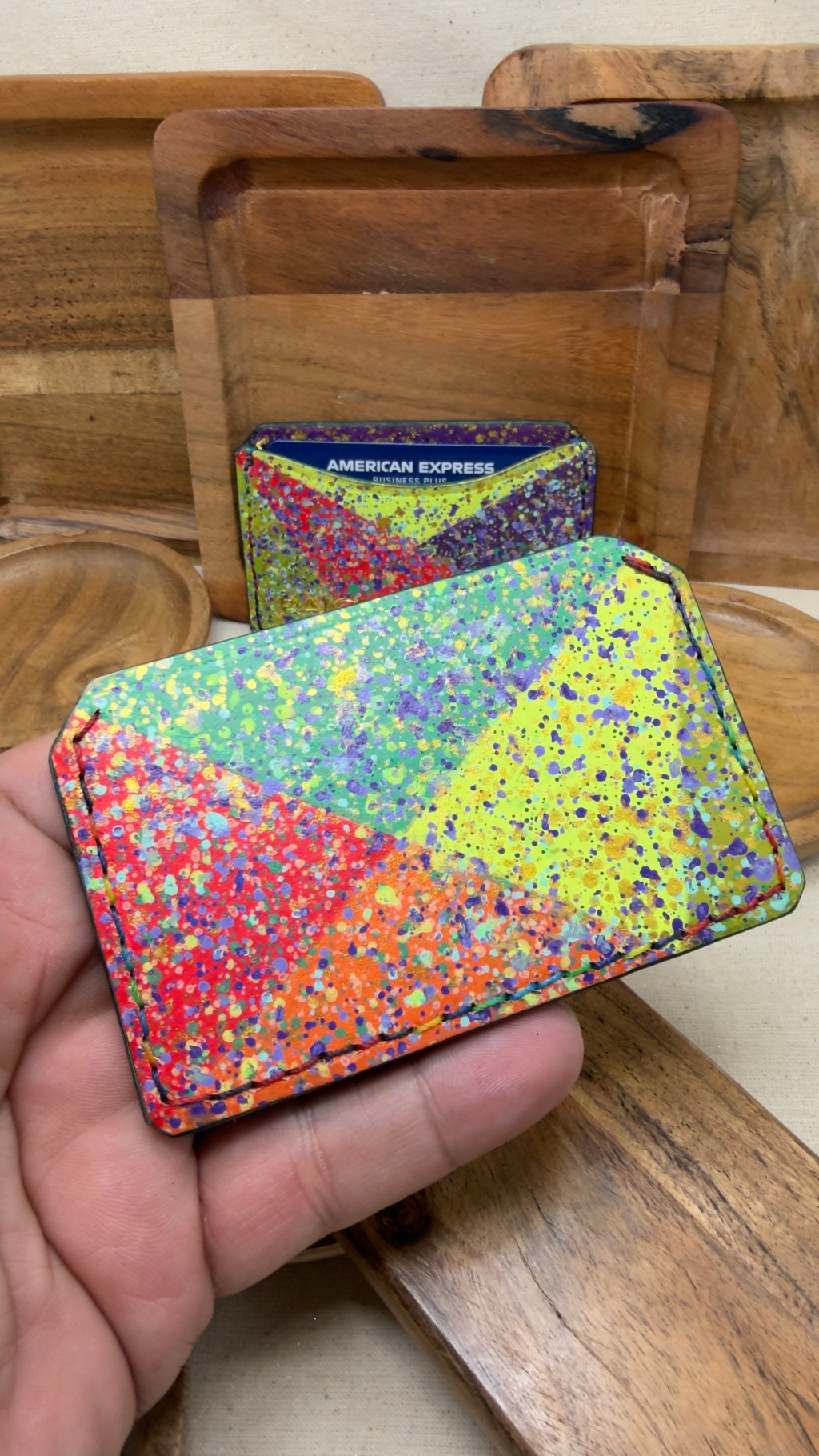 PAICE Fiesta Speckle Card Wallet