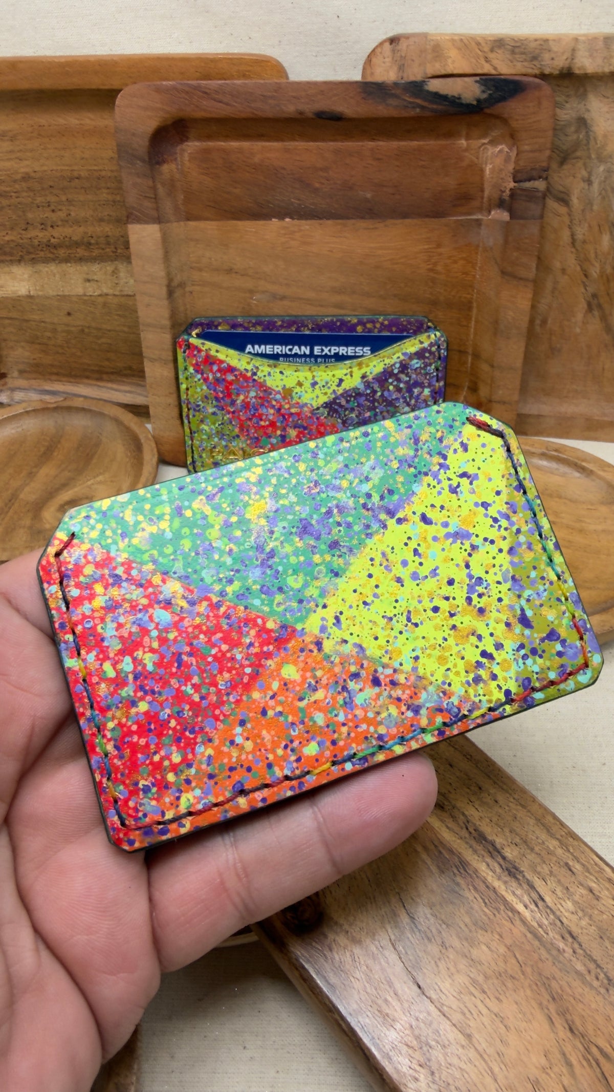 PAICE Fiesta Speckle Card Wallet