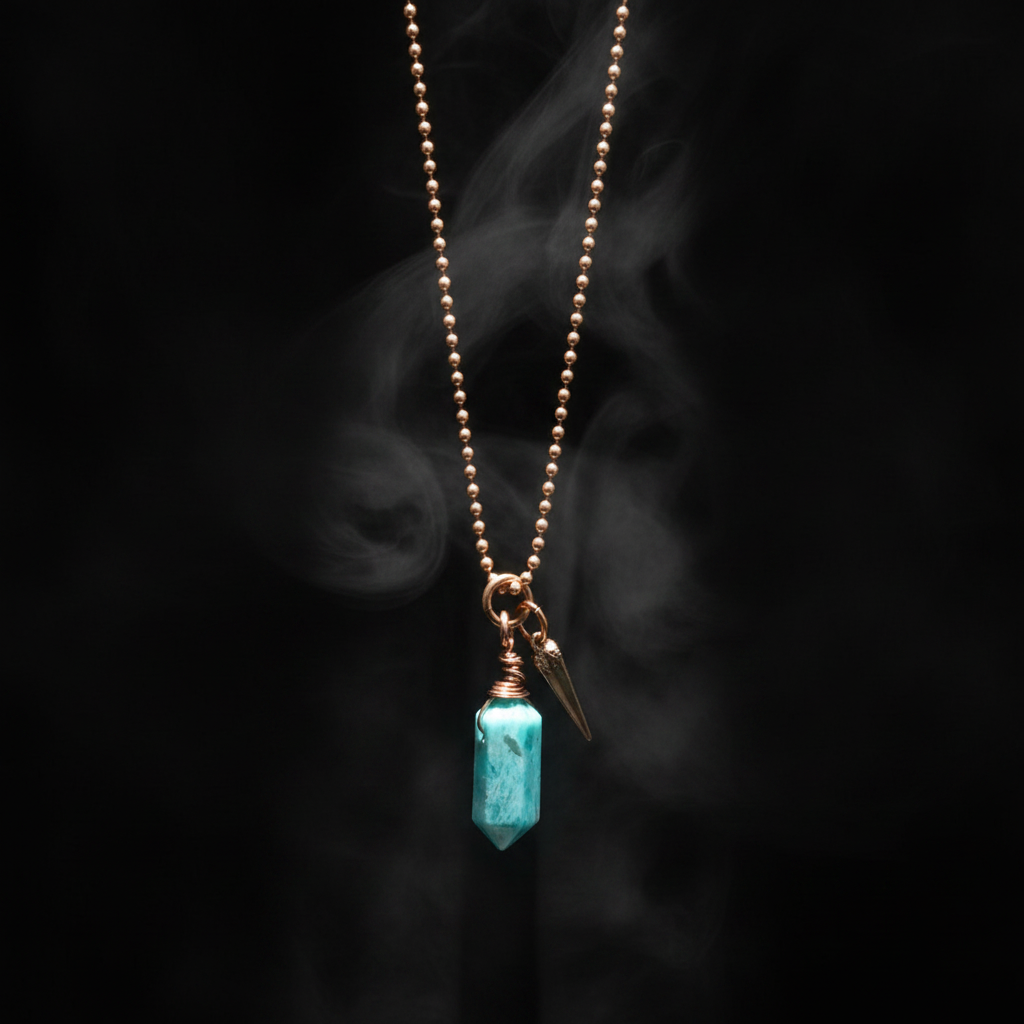 Amazonite Necklace Cinematic