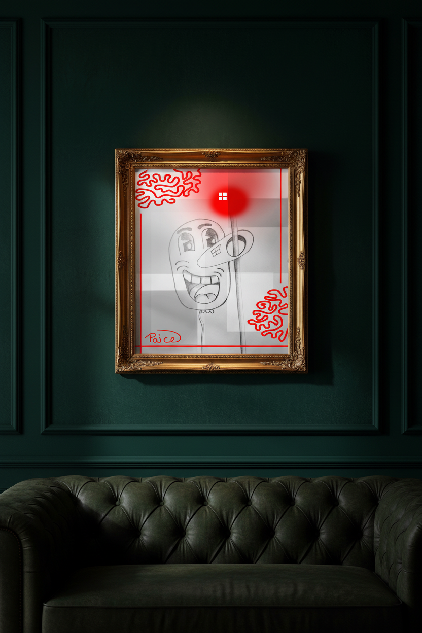 Ba-loony - Gold Frame Portrait