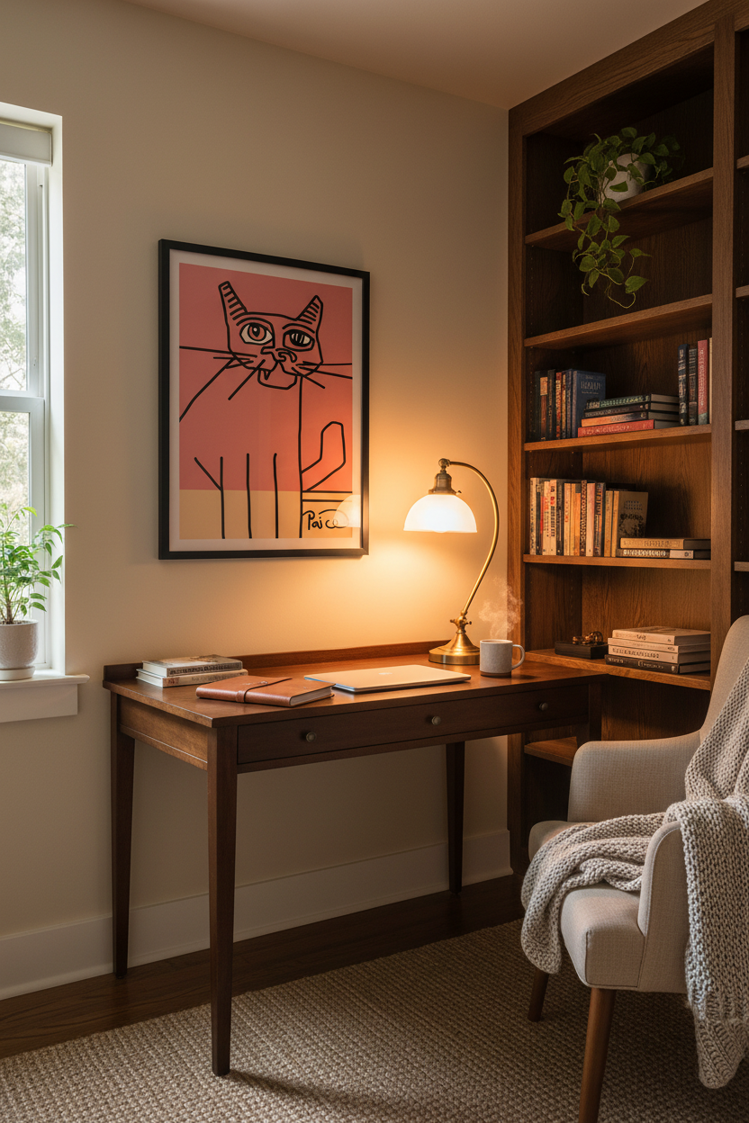 Cat Print Interior 3