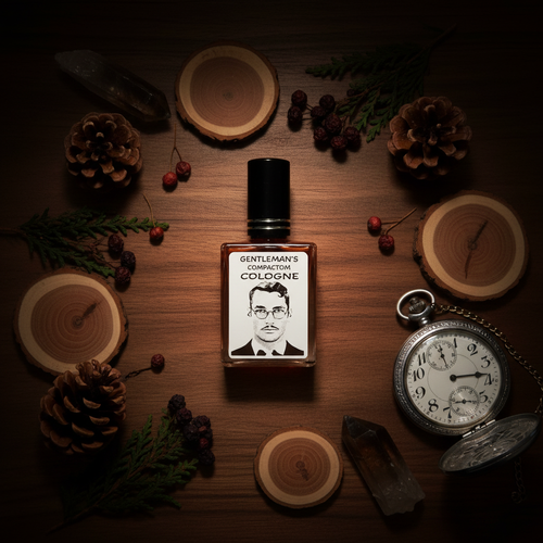 Cedar Cologne – Flatlay