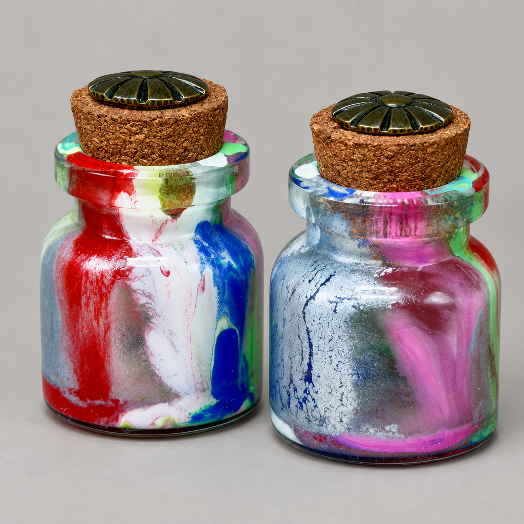Clean studio option for the miniature art jars