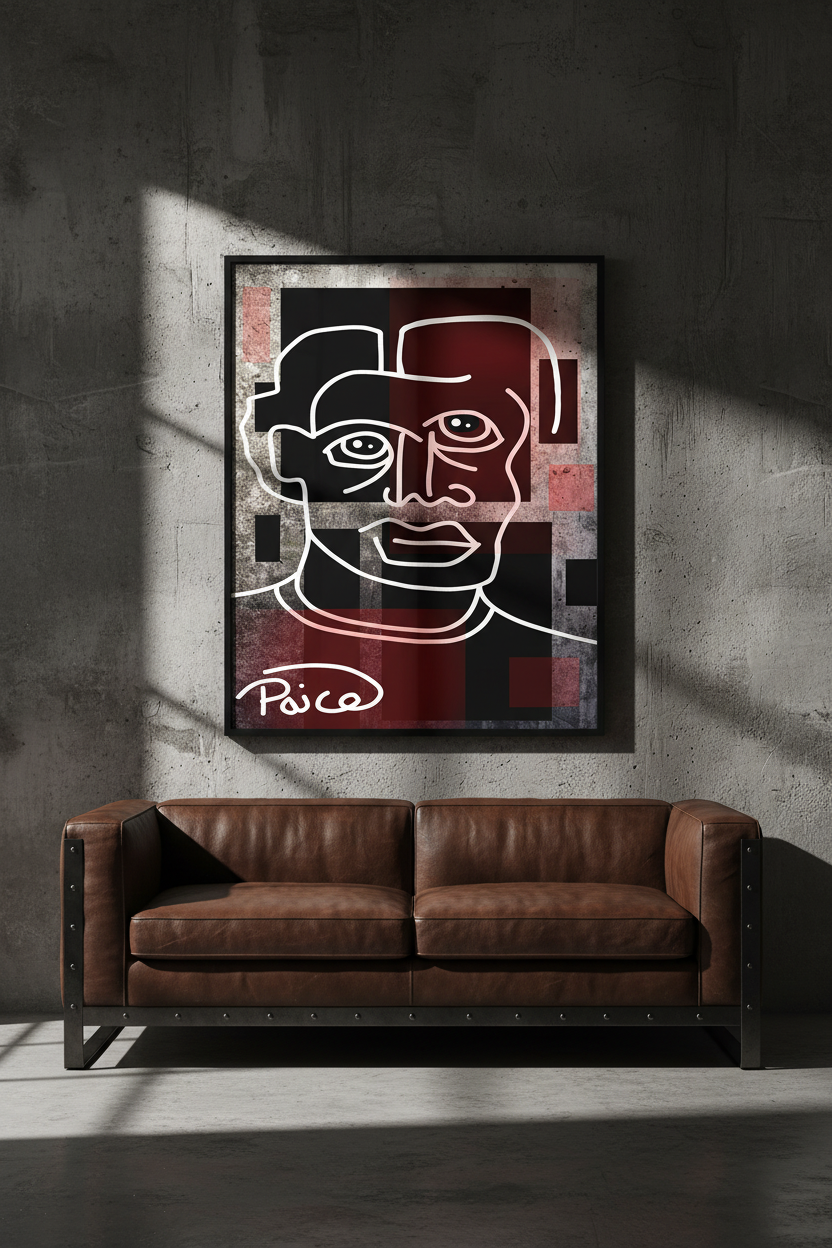 Concrete Portrait — Industrial Loft Mockup