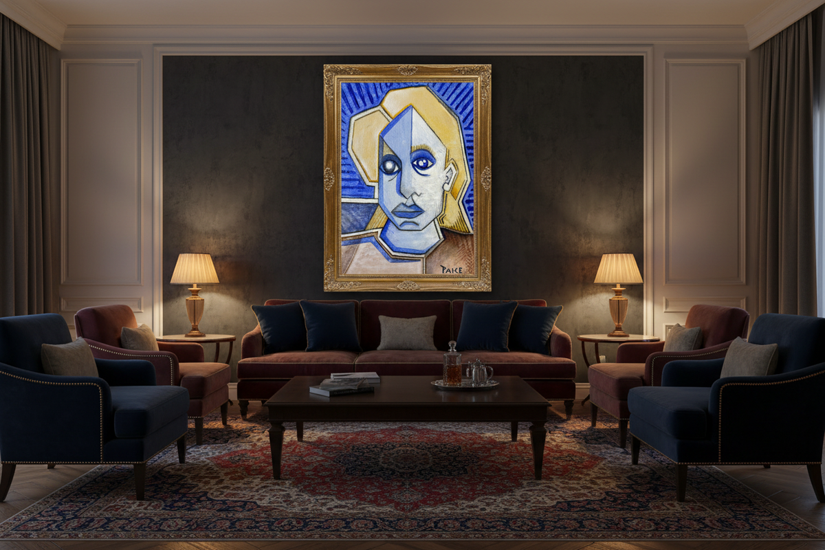 Cubist Woman - Exact Art Landscape