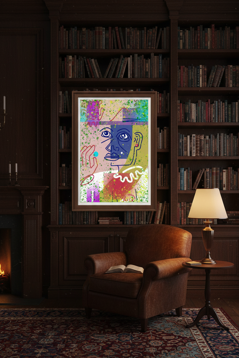 Dark Home Library