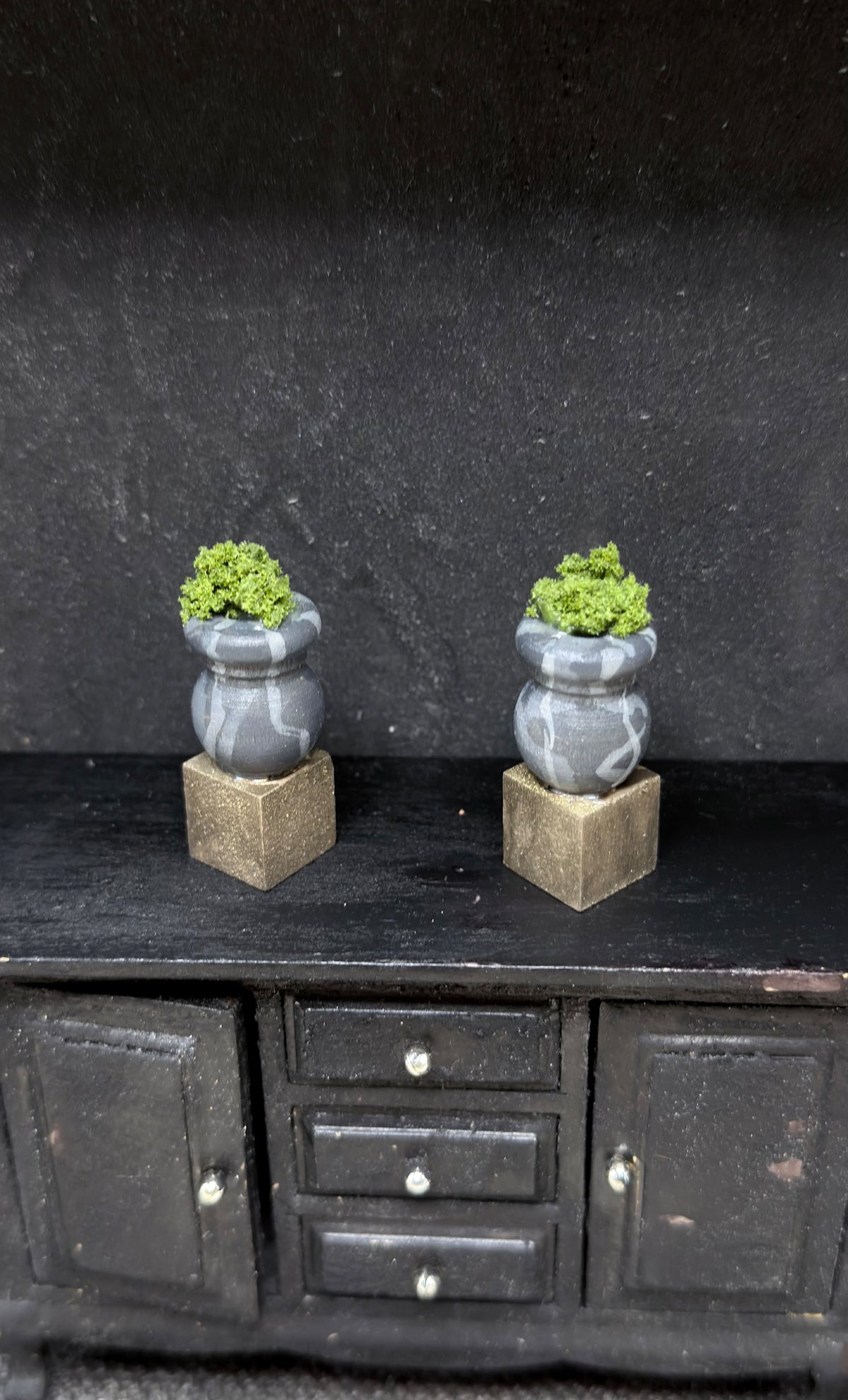 Miniature Moss Urn