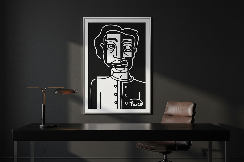 Duality Portrait — Dark Office