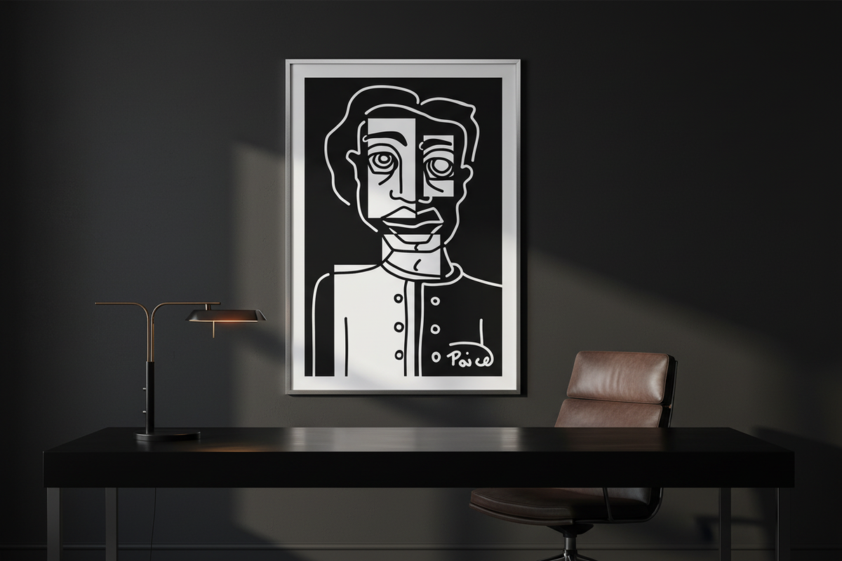 Duality Portrait — Dark Office