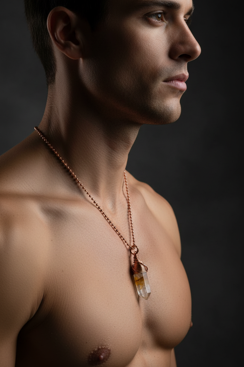 Fire Quartz - Side Profile
