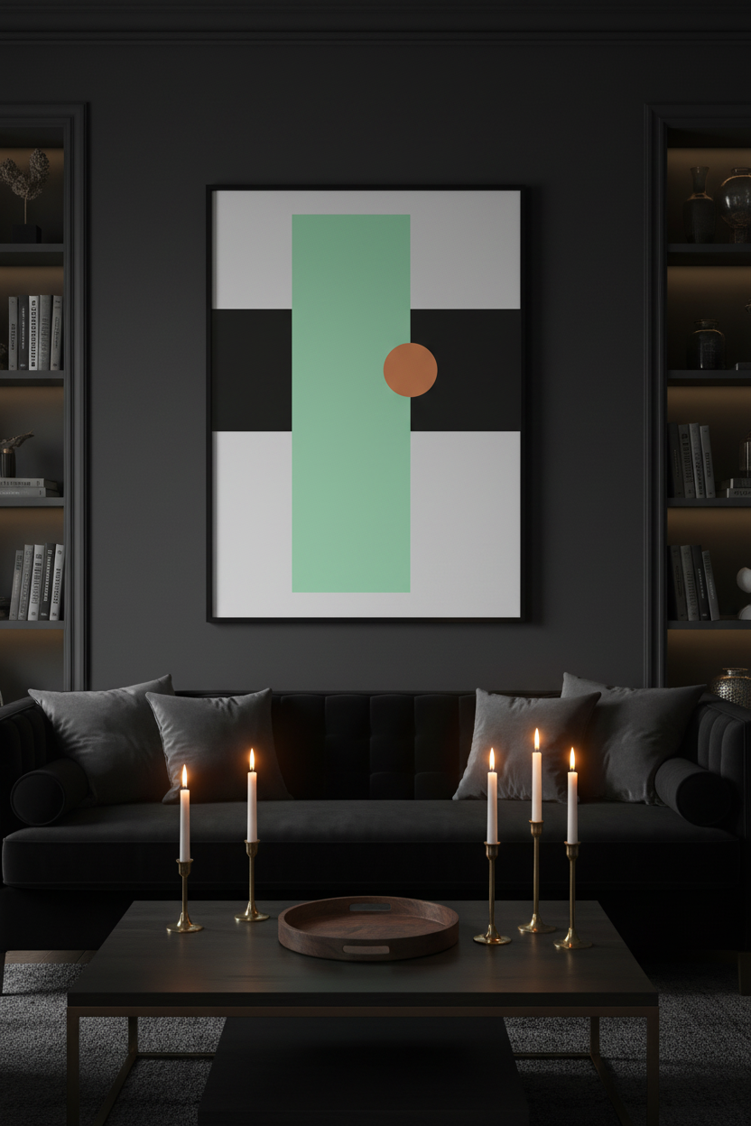 Floridian — Dark Living Room