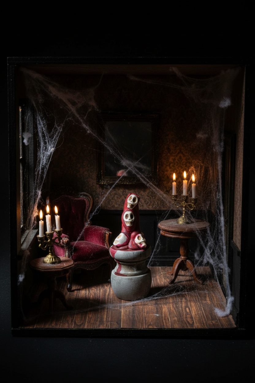 Haunted dollhouse setting 1