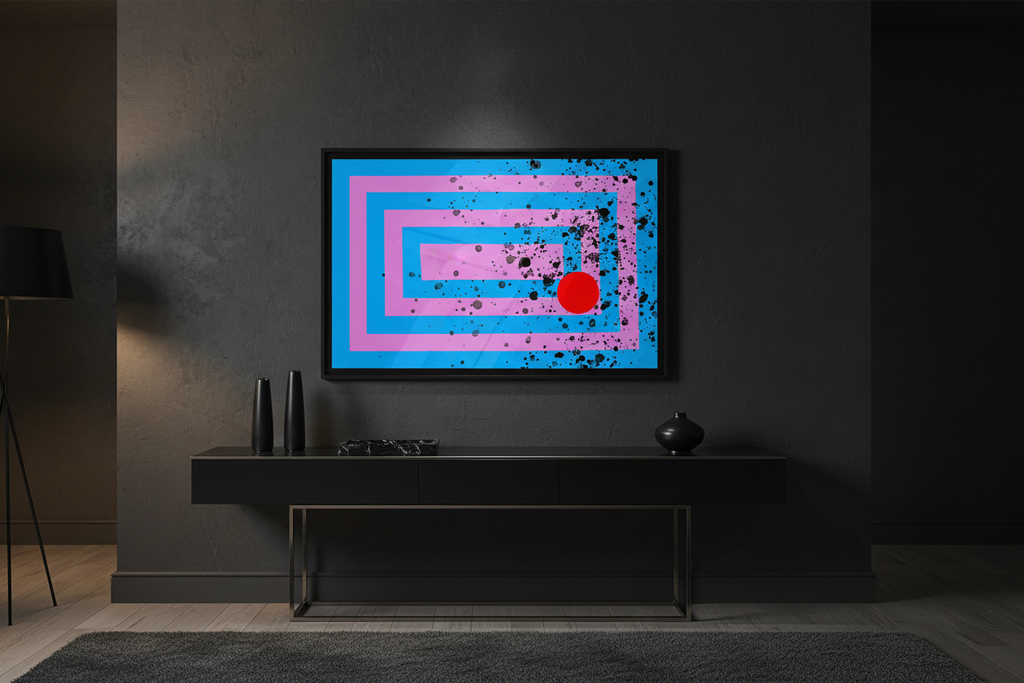 Horizontal living room mockup