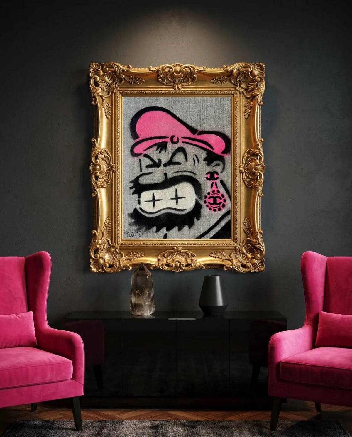 Brutus in Chanel — Digital Art Download