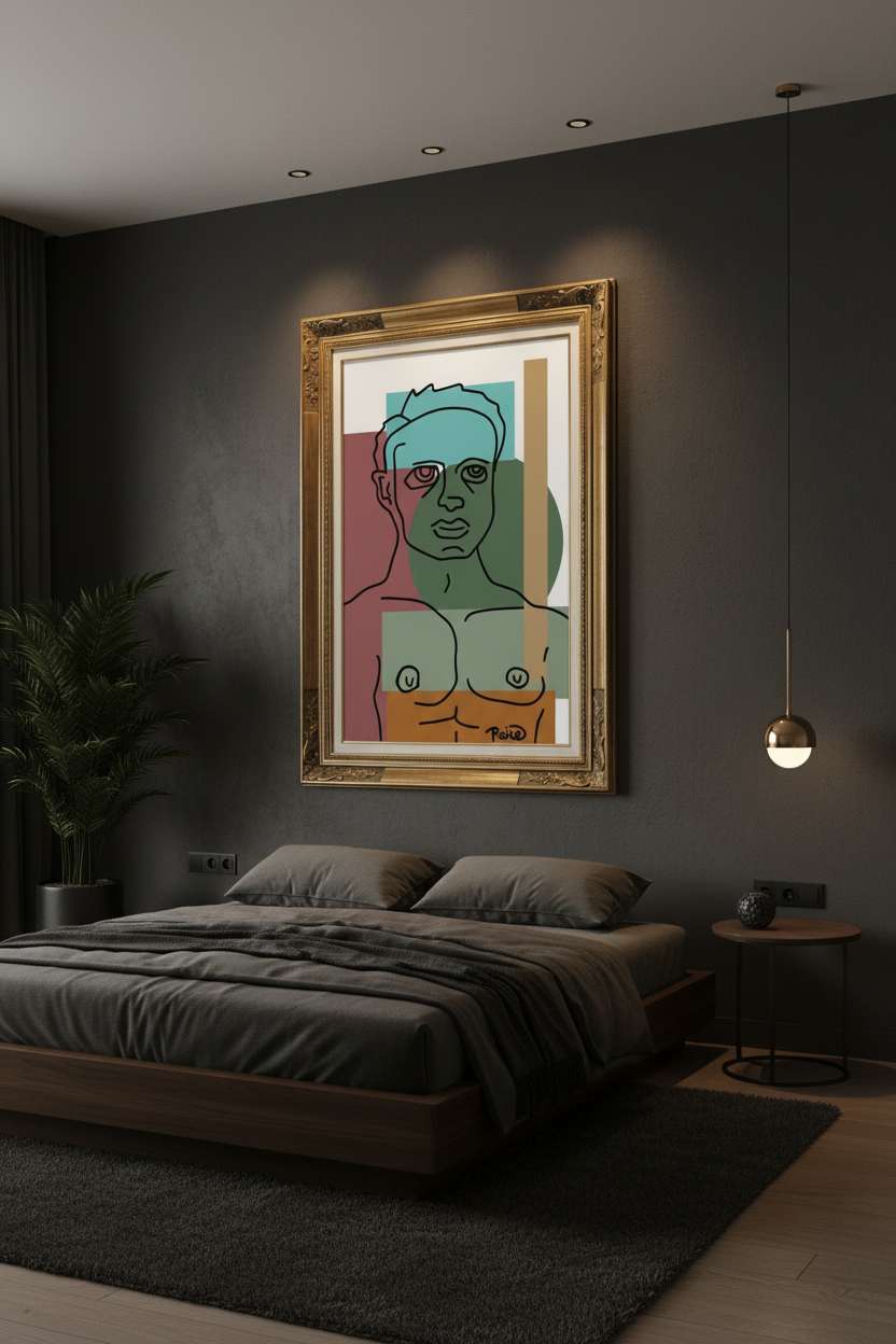 Jacob dark bedroom mockup