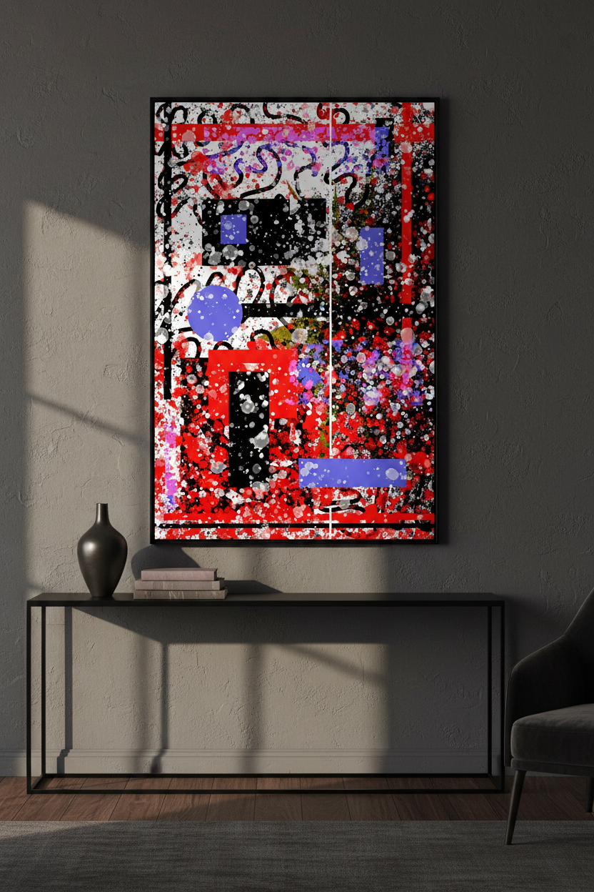 Living room interior product shot