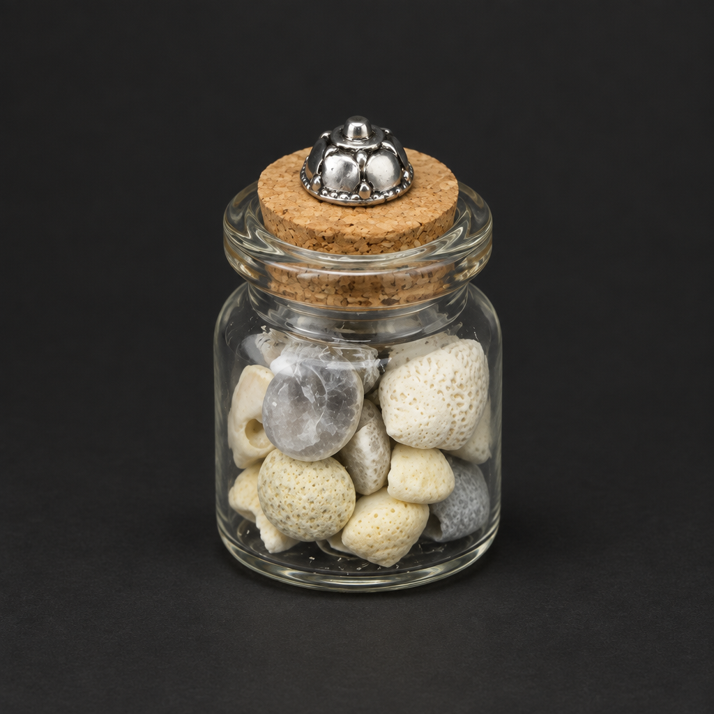 Miniature glass jar product photo