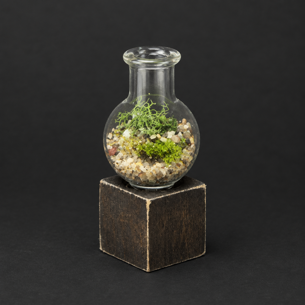 Miniature terrarium product photo