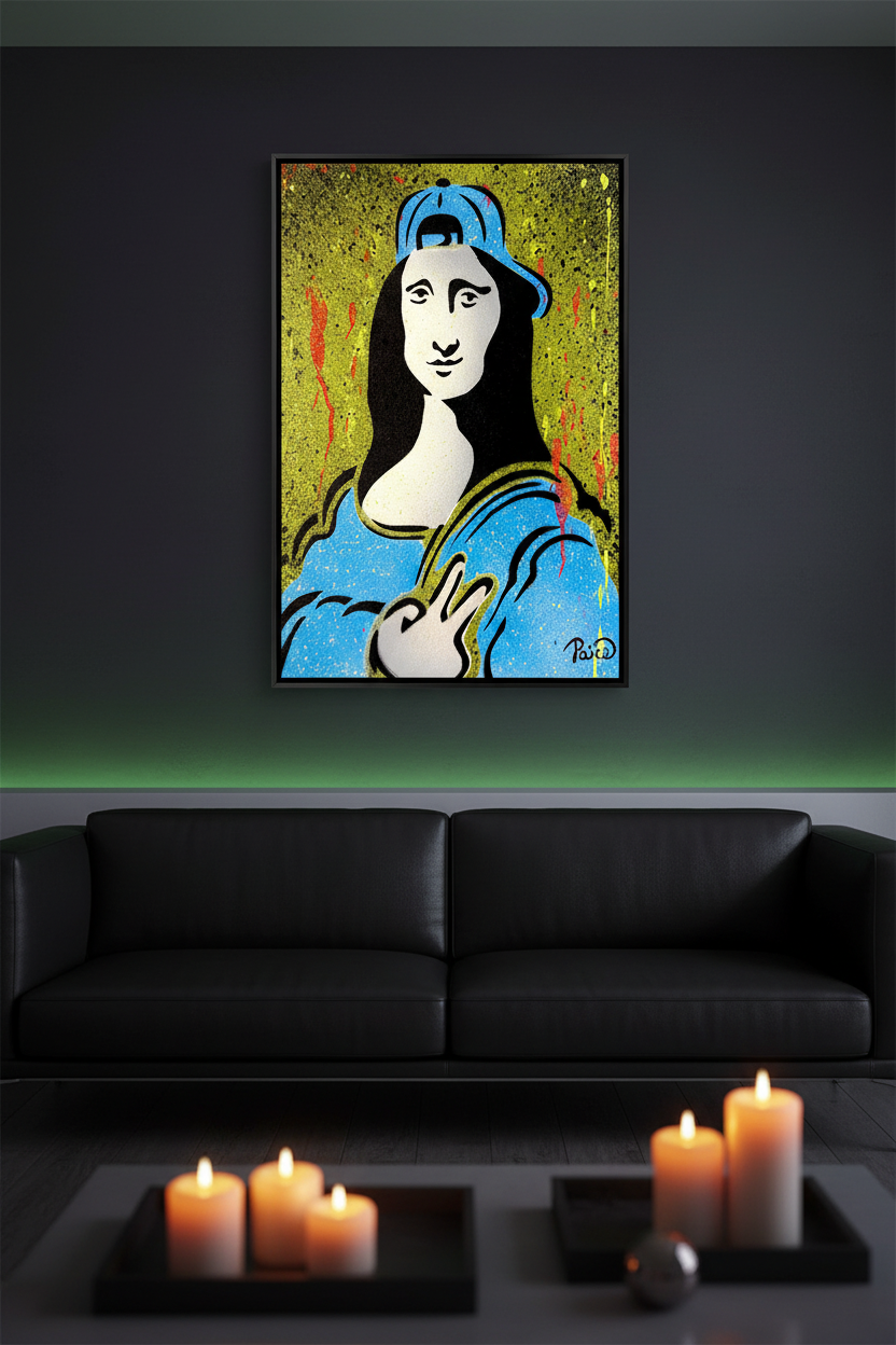Mona Green — Dark Living Room