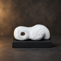 Moody option for the miniature white sculpture