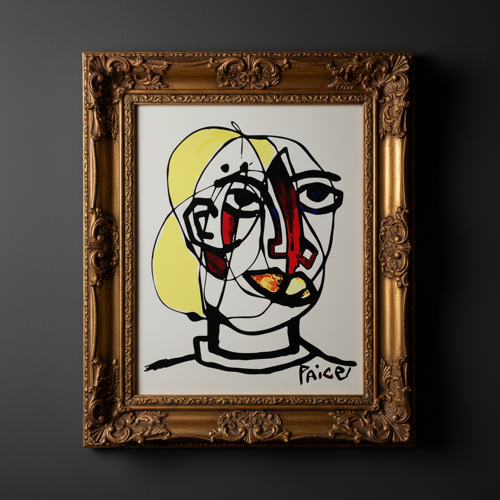 New Listing - Gold Frame Square