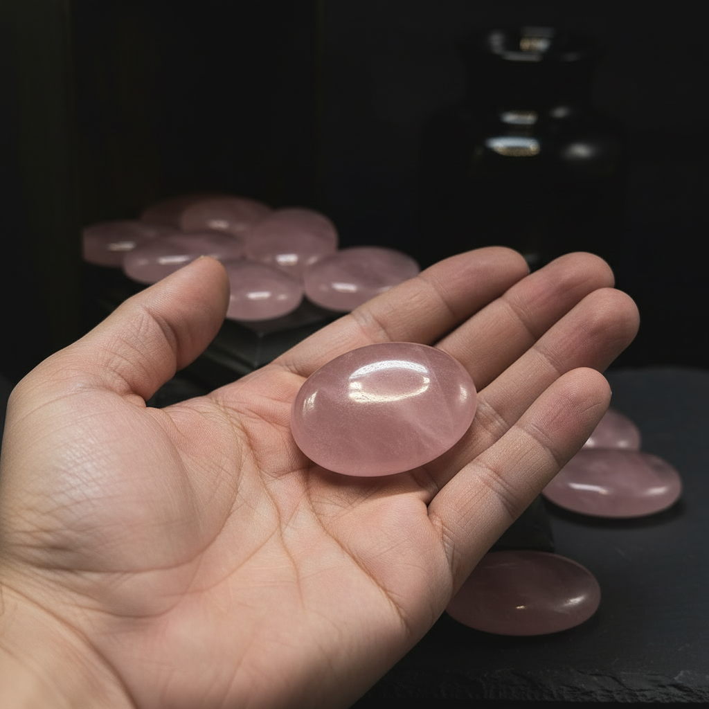 Rose Quartz – Hand Shot
