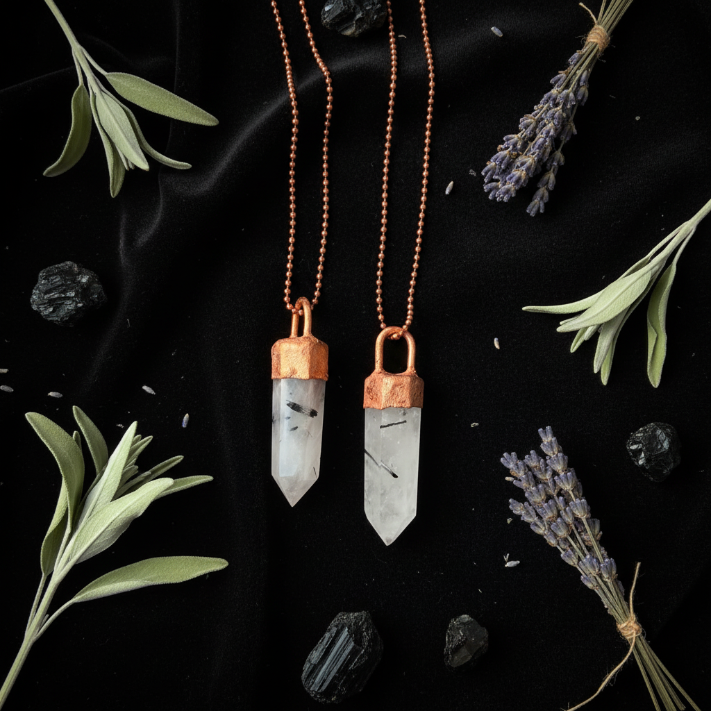 Rutilated Quartz – Flatlay