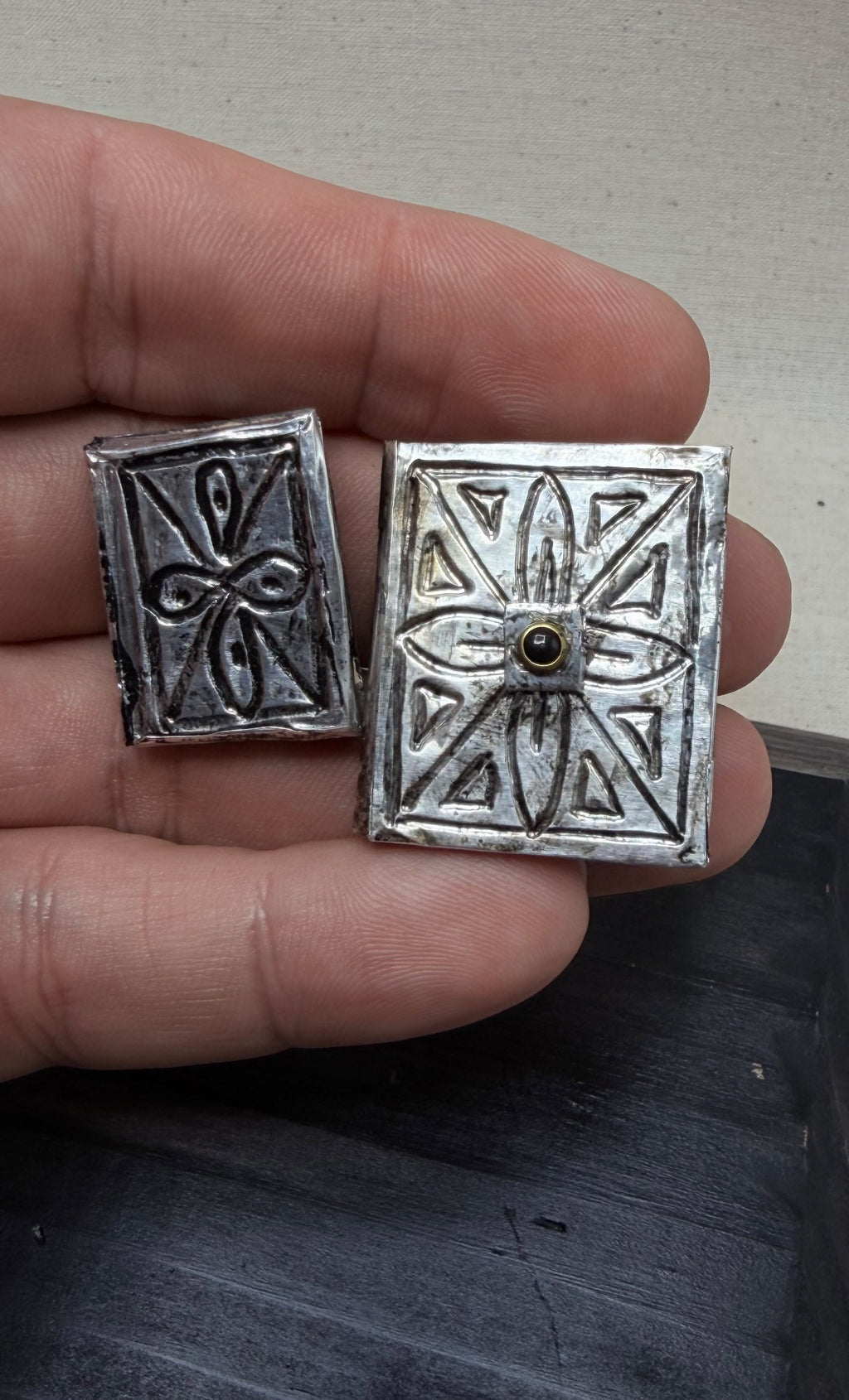 Miniature Silver Book Set