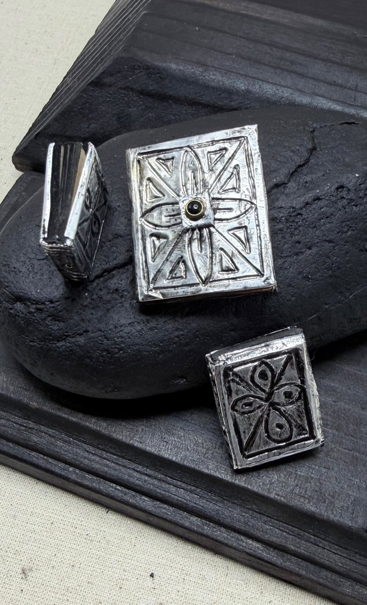 Miniature Silver Book Set
