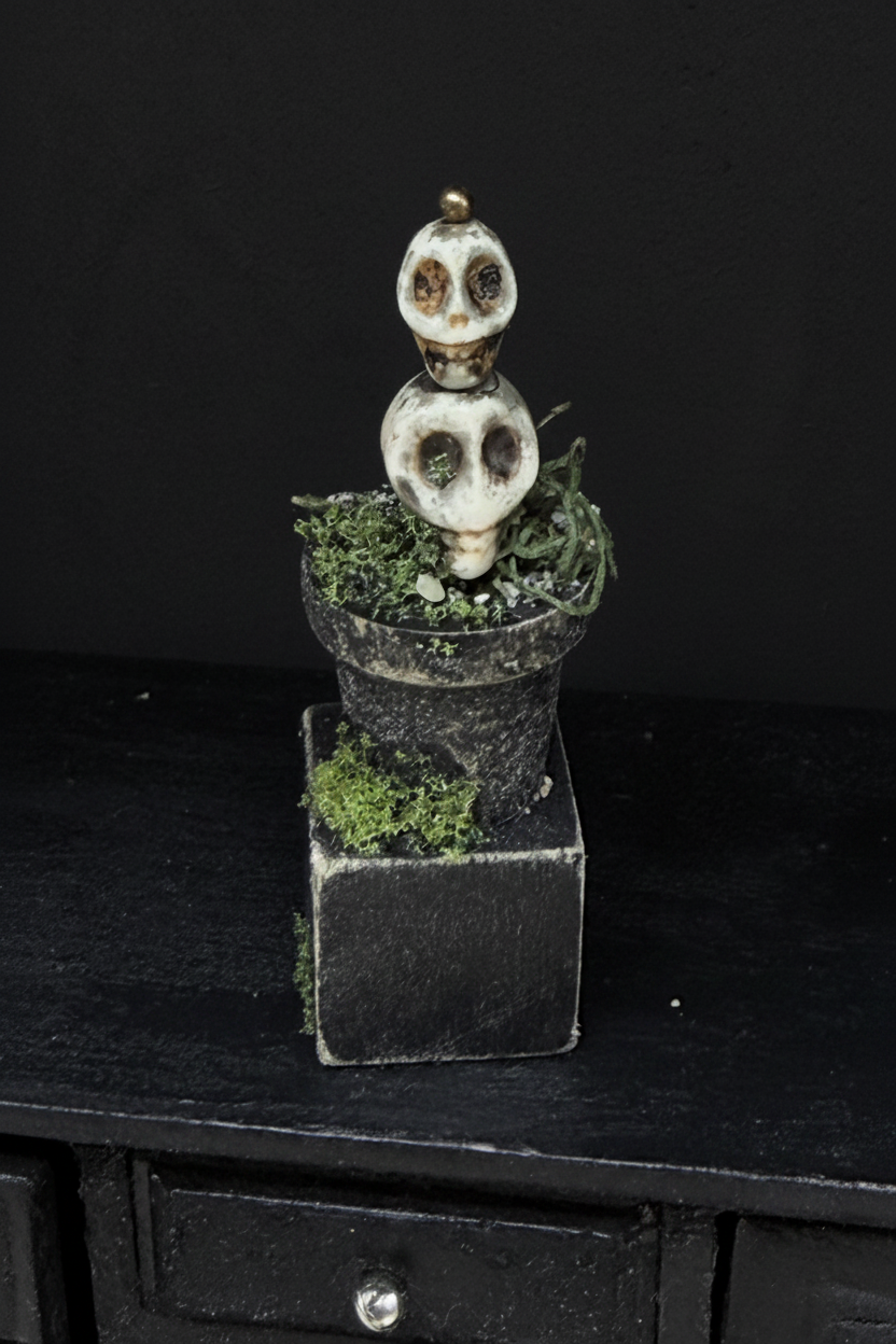 Skull Topiary — Editorial Portrait