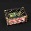 Studio photo of live experiment miniature