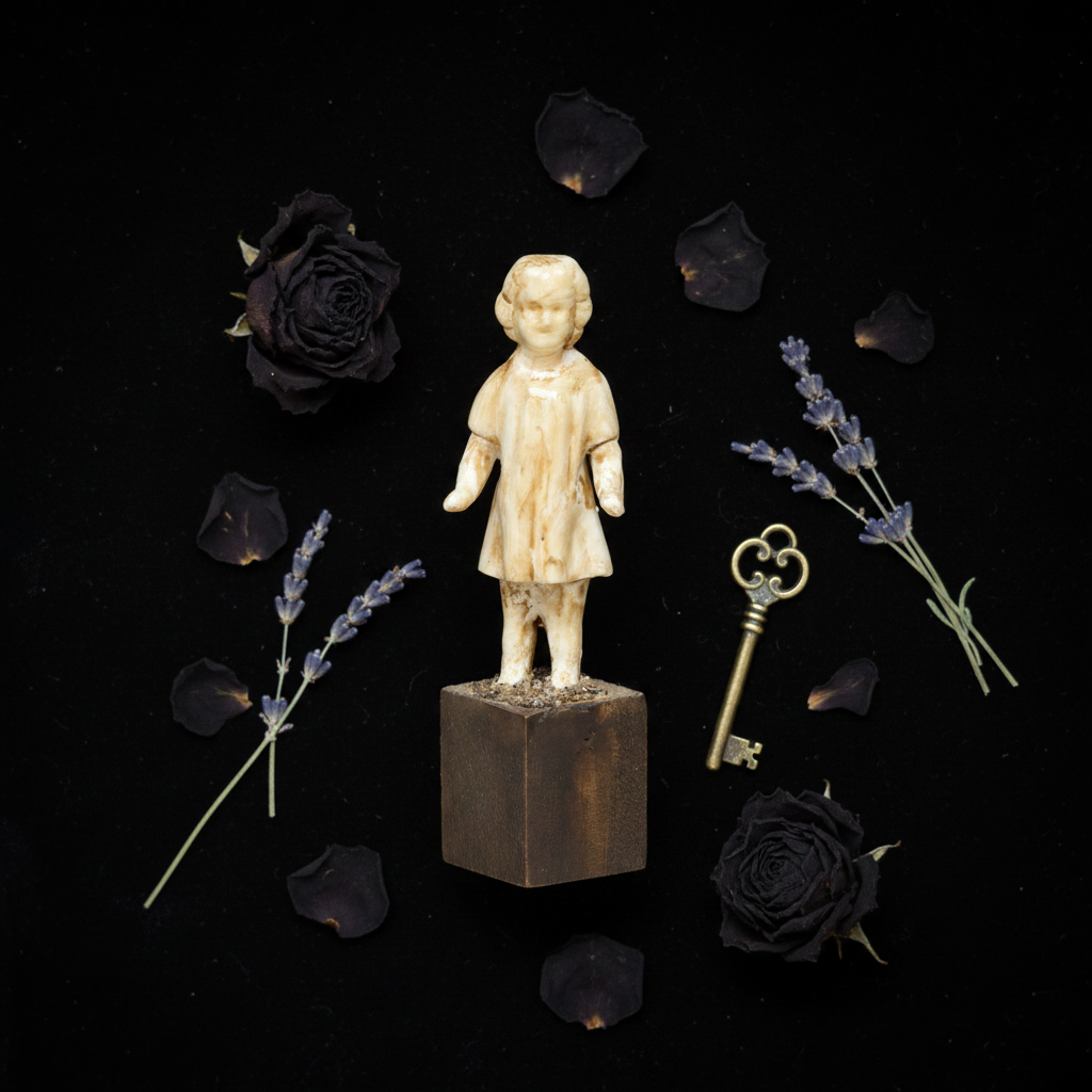 Victorian Doll Flat Lay