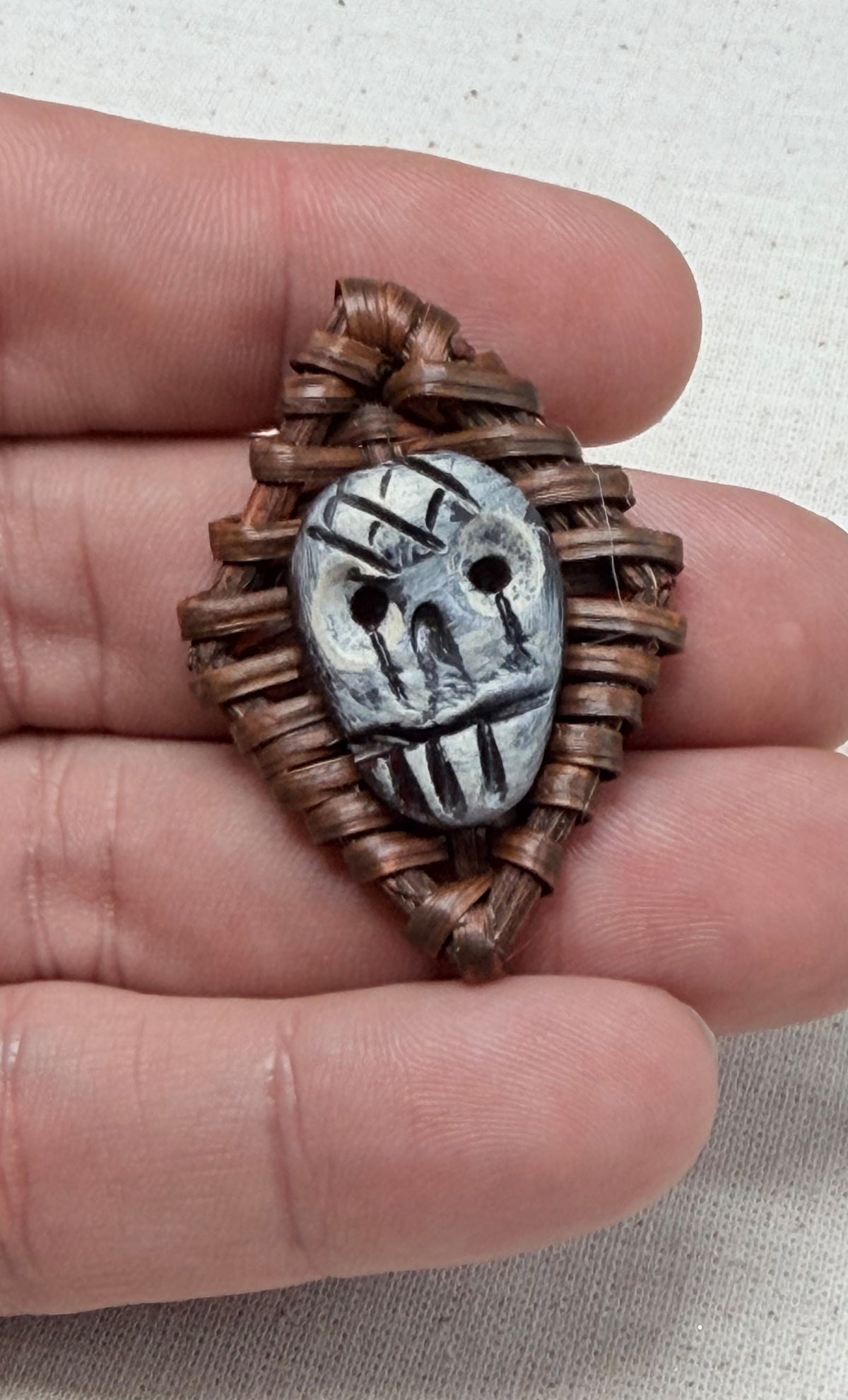 The Effigy — 1:12 Miniature Voodoo Wicker Mask
